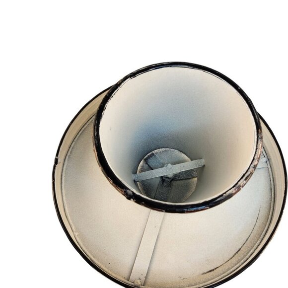 Rustic White Metal Pedestal Cake Stand 12 Inches Round Decorative Display Only - Picture 5 of 5